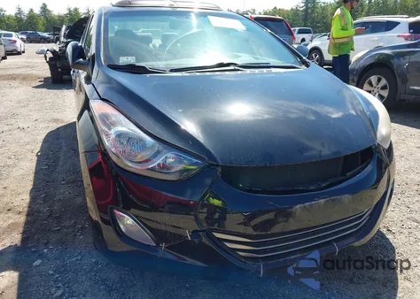 2013 Hyundai Elantra Limited from USA, damaged, VIN KMHDH4AE3DU572606